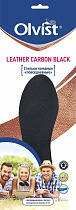 Стельки Olvist Leather carbon (кожа+латекс) (222-2024 )